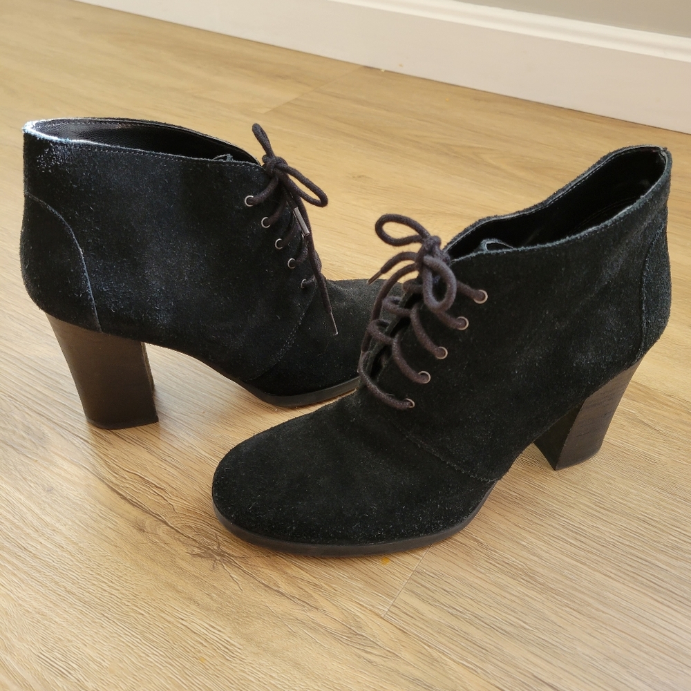 Franco Sarto Suede Bootie, Size 7